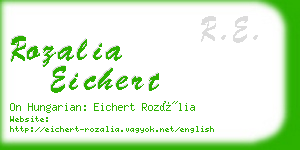 rozalia eichert business card